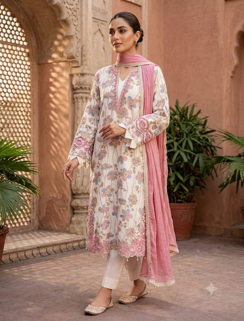 Designer Party Wear Top & Palazzo Set