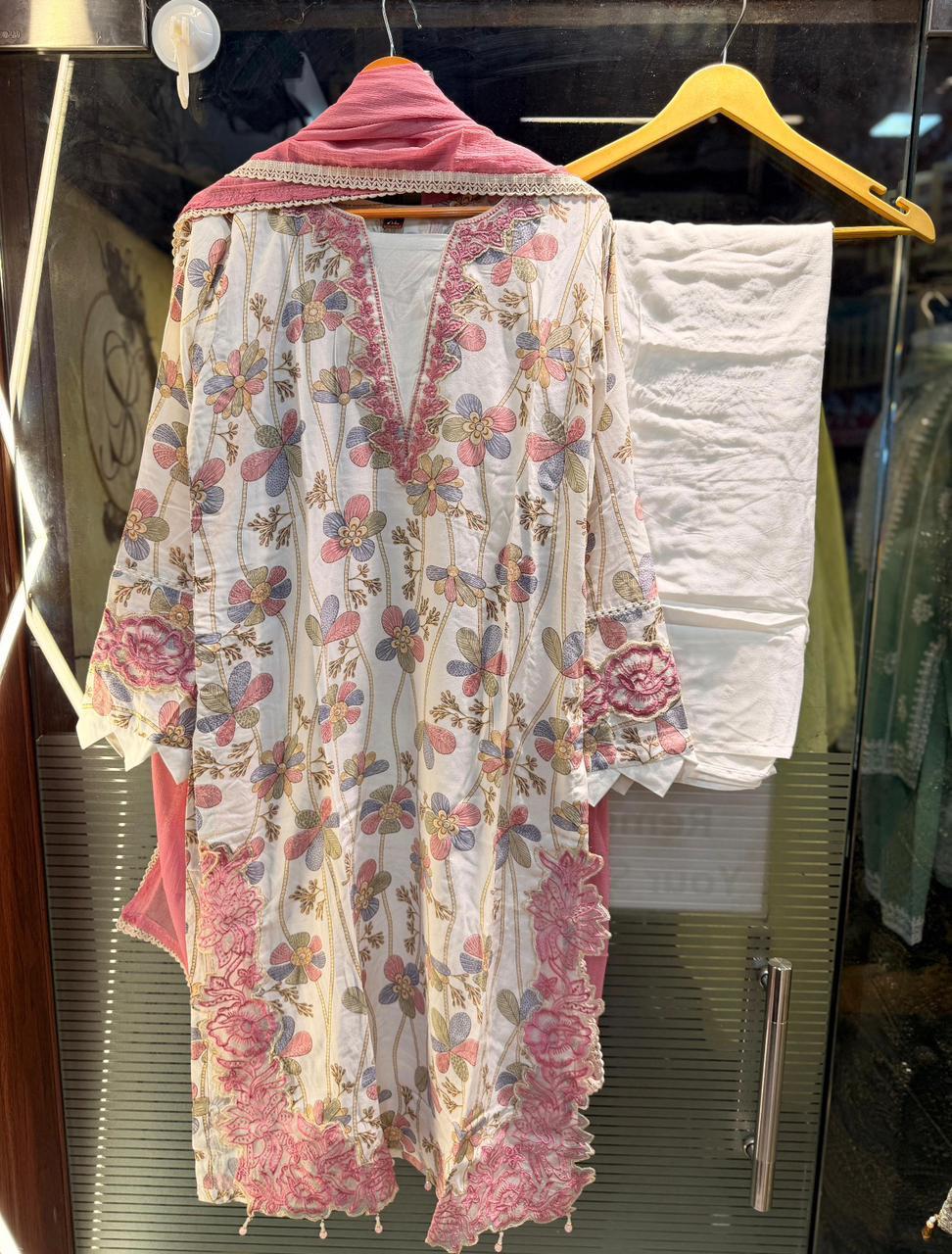 Designer Party Wear Top & Palazzo Set